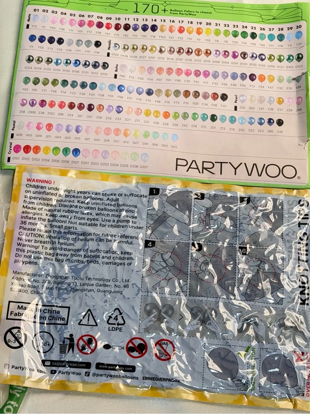 N/A balloon color